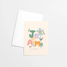 CARTE DE VOEUX - Je t'aime - CITRON & MIEL - Boutique Shoosh