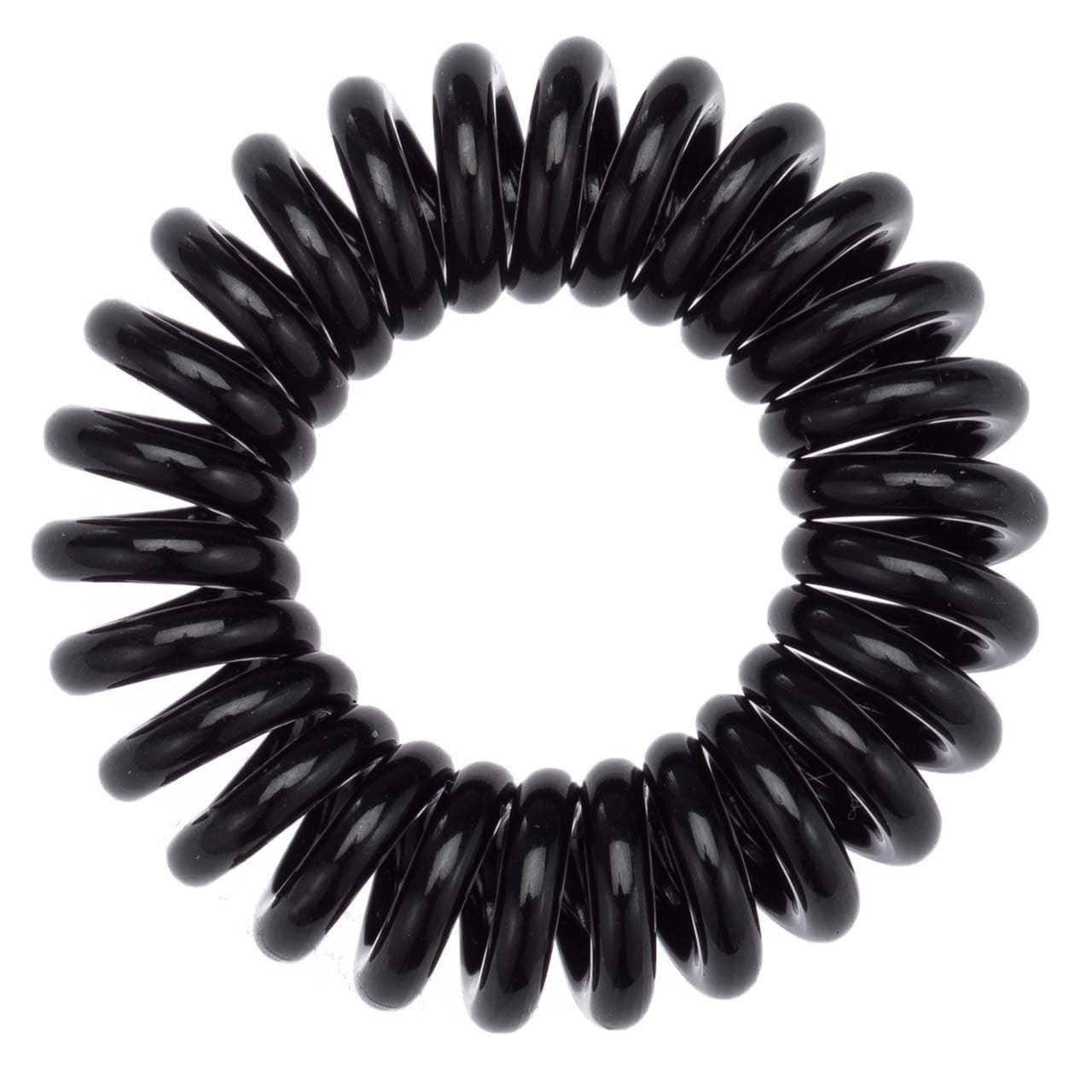 ÉLASTIQUE SPIRALE- Lot de 8 Noir - KITSCH - Boutique Shoosh