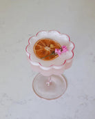 VERRE À COCKTAIL - Fleur Rose - MOI D'ABORD - Boutique Shoosh